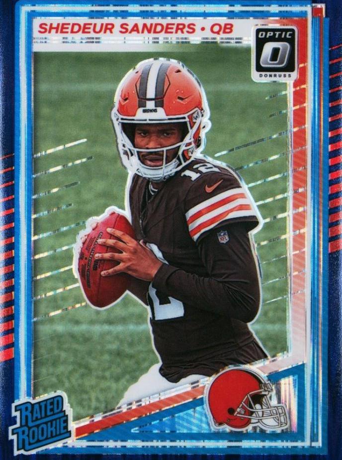 Shedeur Sanders [Purple Shock] #203 Prices [Rookie] | 2025 Panini