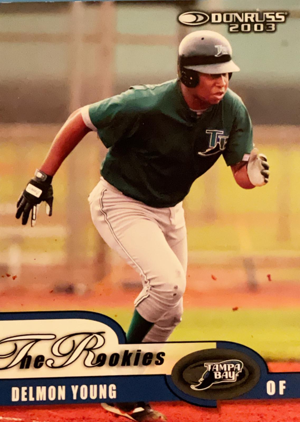 Delmon Young #55 Baseball Cards 2003 Donruss Rookies