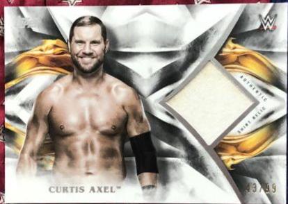 Curtis Axel #UR-CA Wrestling Cards 2019 Topps WWE Undisputed Relic