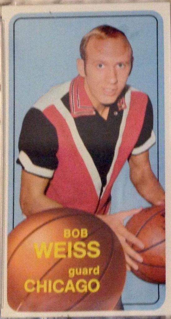 Bob Weiss #16 Basketball Cards 1970 Topps