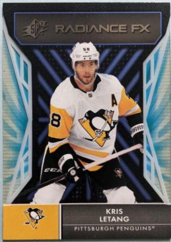 Kris Letang #RFX-11 Hockey Cards 2021 SPx Radiance FX