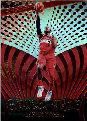 John Wall #13 Basketball Cards 2018 Panini Revolution Shock Wave