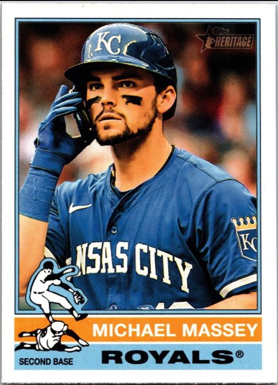 Michael Massey #99 Baseball Cards 2025 Topps Heritage