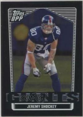 Jeremy Shockey #34 2007 Topps Draft Picks & Prospects Football