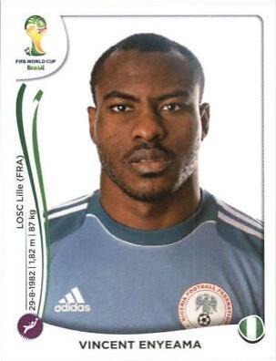 Vincent Enyeama #471 Soccer Cards 2014 Panini World Cup Stickers
