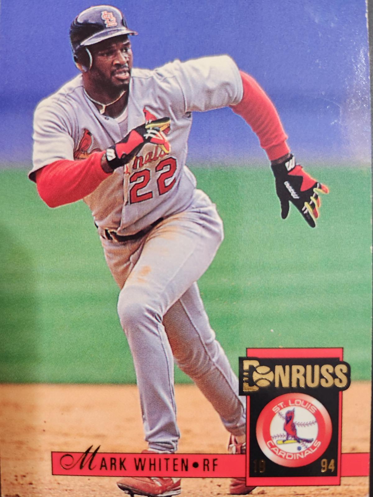 Mark Whiten #311 Baseball Cards 1994 Donruss