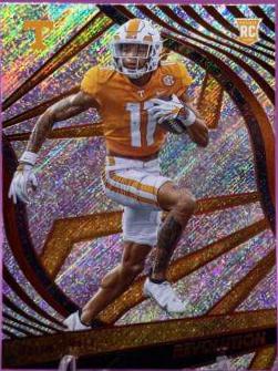 Jalin Hyatt #33 Football Cards 2023 Panini Chronicles Draft Picks Revolution