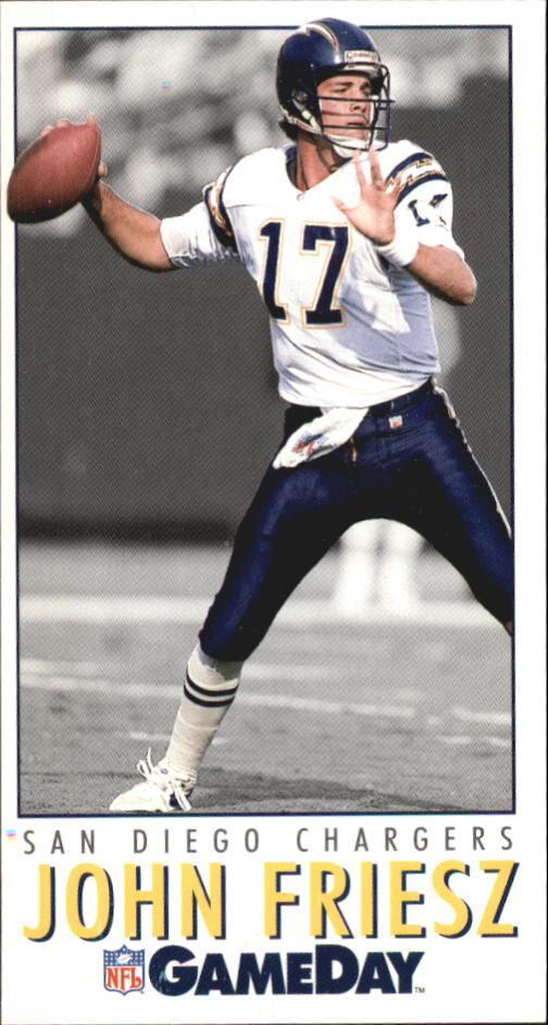 John Friesz #40 Football Cards 1992 Fleer Gameday