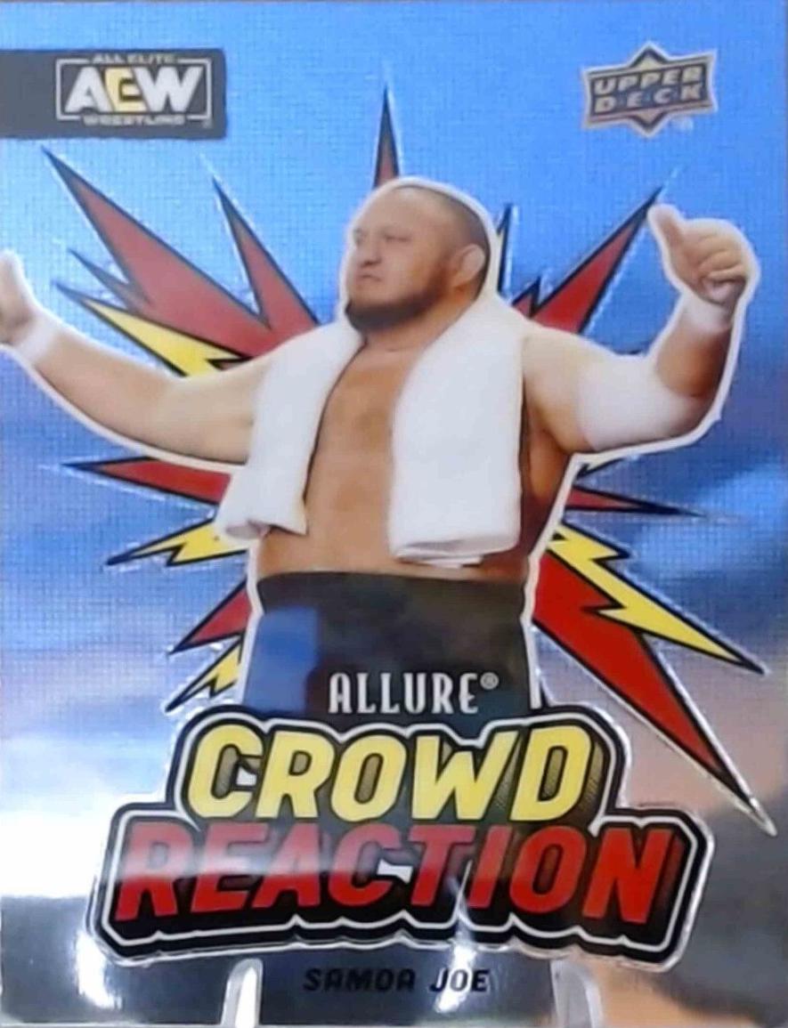 Samoa Joe #CR-13 Wrestling Cards 2024 Upper Deck Allure AEW Crowd Reaction