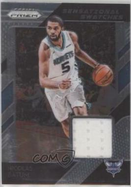 Nicolas Batum #16 Basketball Cards 2018 Panini Prizm Sensational Swatches