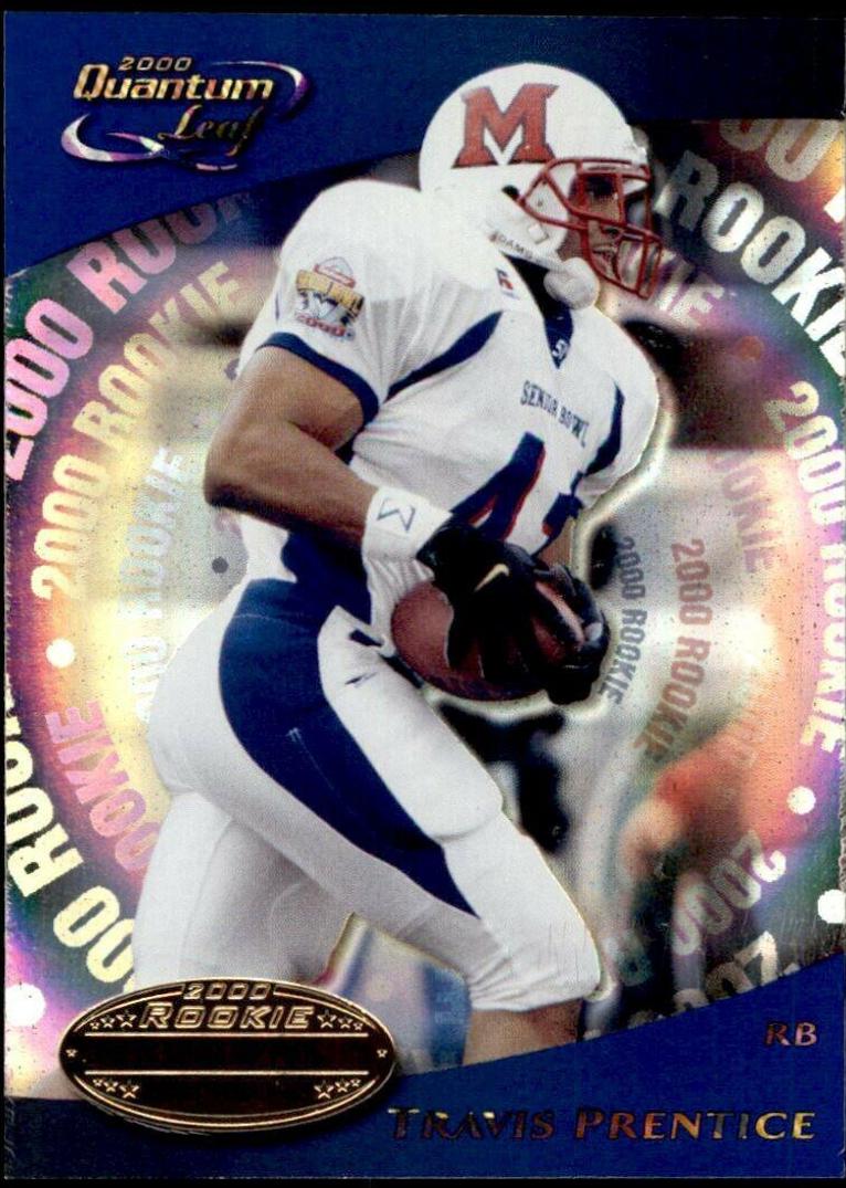 Travis Prentice #324 Football Cards 2000 Quantum Leaf