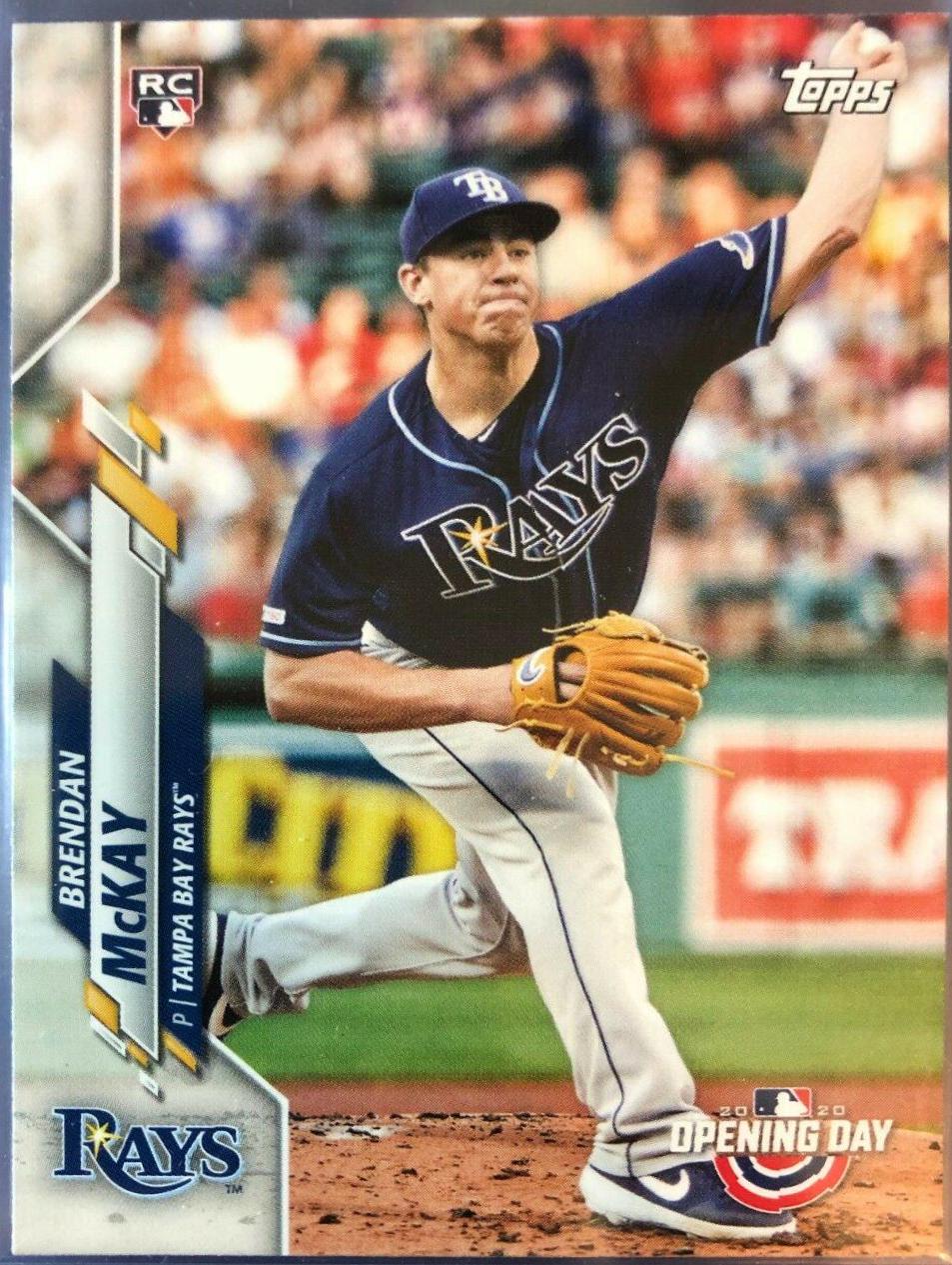 Brendan McKay #1 Baseball Cards 2020 Topps Opening Day
