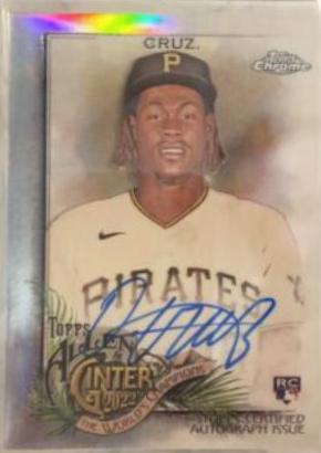 Oneil Cruz #AGA-OC Baseball Cards 2022 Topps Allen & Ginter Chrome Autographs