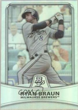 Ryan Braun #7 Baseball Cards 2010 Bowman Platinum