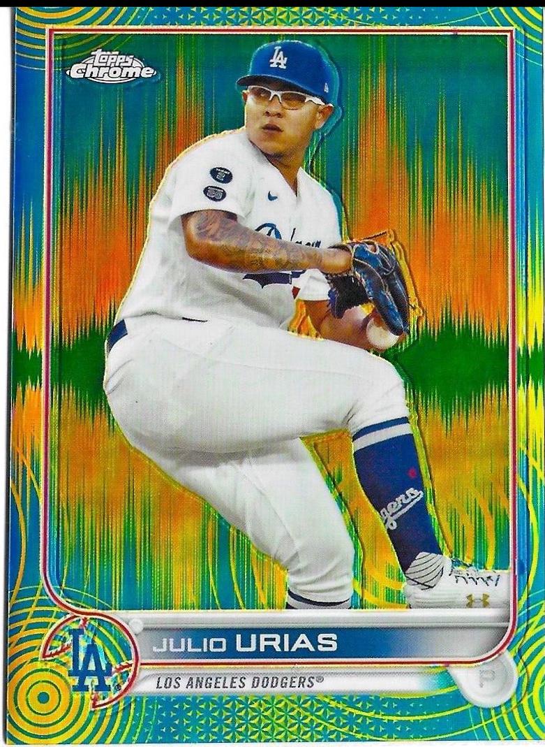 Julio Urias [Sonic Blue Yellow Pulse] #3