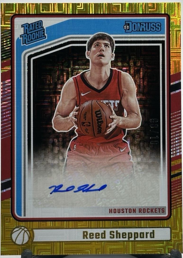 Reed Sheppard [Choice Gold Rated Rookie Signature] #251 Prices | 2024 ...