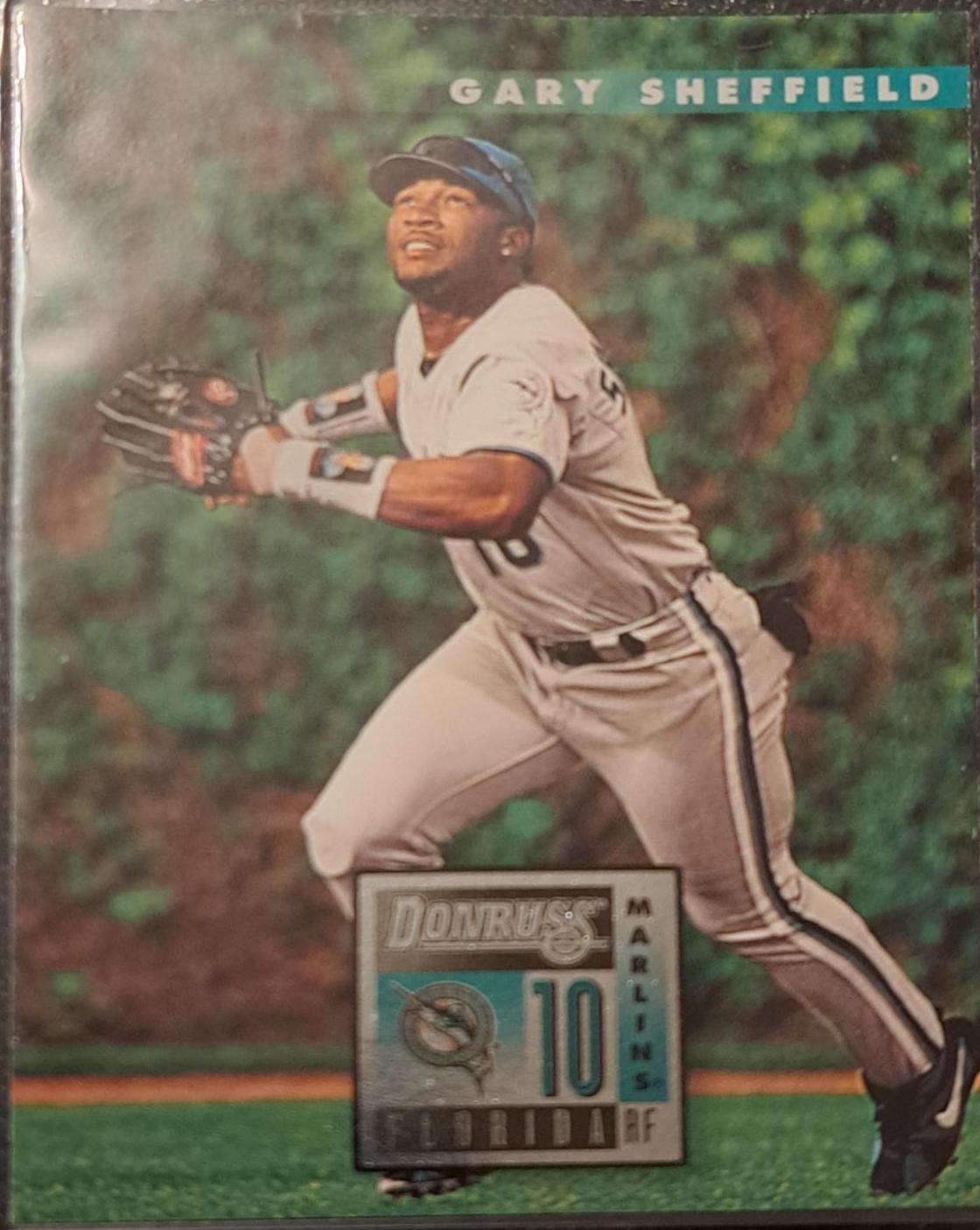 Gary Sheffield #36 Baseball Cards 1996 Panini Donruss