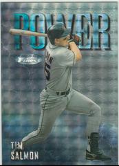 Tim Salmon [Refractor] #144 Baseball Cards 1997 Finest Embossed Prices