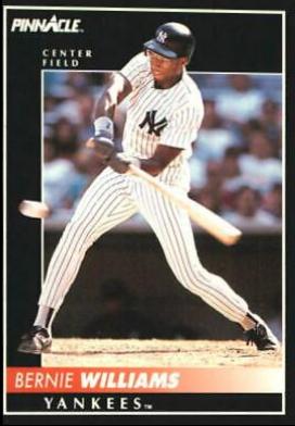 Bernie Williams #229 1992 Pinnacle Baseball