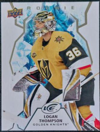 Logan Thompson #131 Hockey Cards 2021 Upper Deck Ice