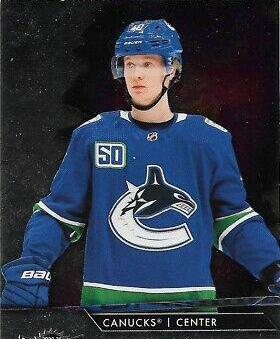 Elias Pettersson #4 Hockey Cards 2020 Skybox Metal Universe