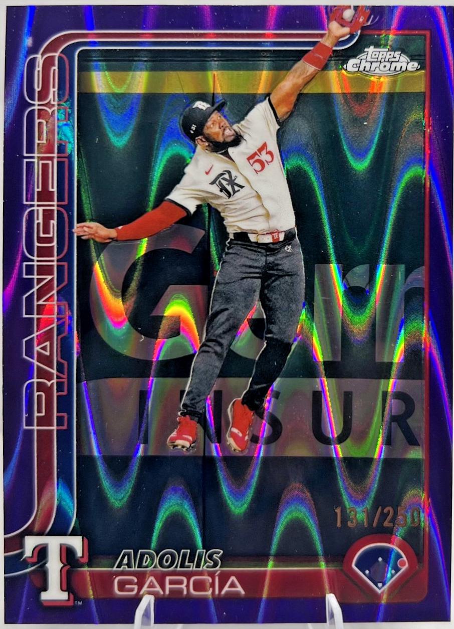 Adolis Garcia [Purple Raywave] #293 Prices | 2025 Topps Chrome
