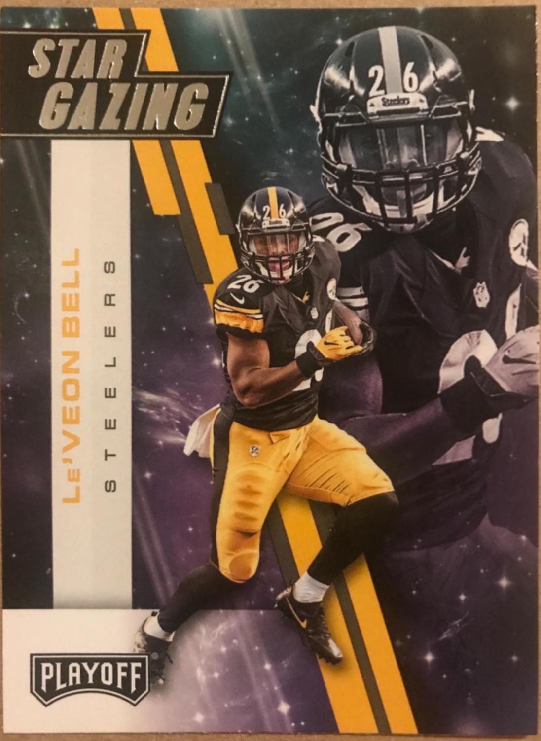 Le’Veon Bell #9 Football Cards 2017 Panini Playoff Star Gazing