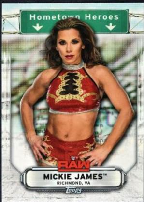 Mickie James #HH-24 Wrestling Cards 2019 Topps WWE RAW Hometown Heroes