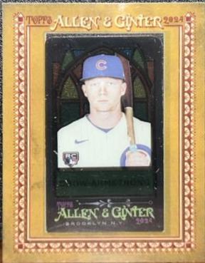 Pete Crow-Armstrong #46 Baseball Cards 2024 Topps Allen & Ginter Stained Glass Mini