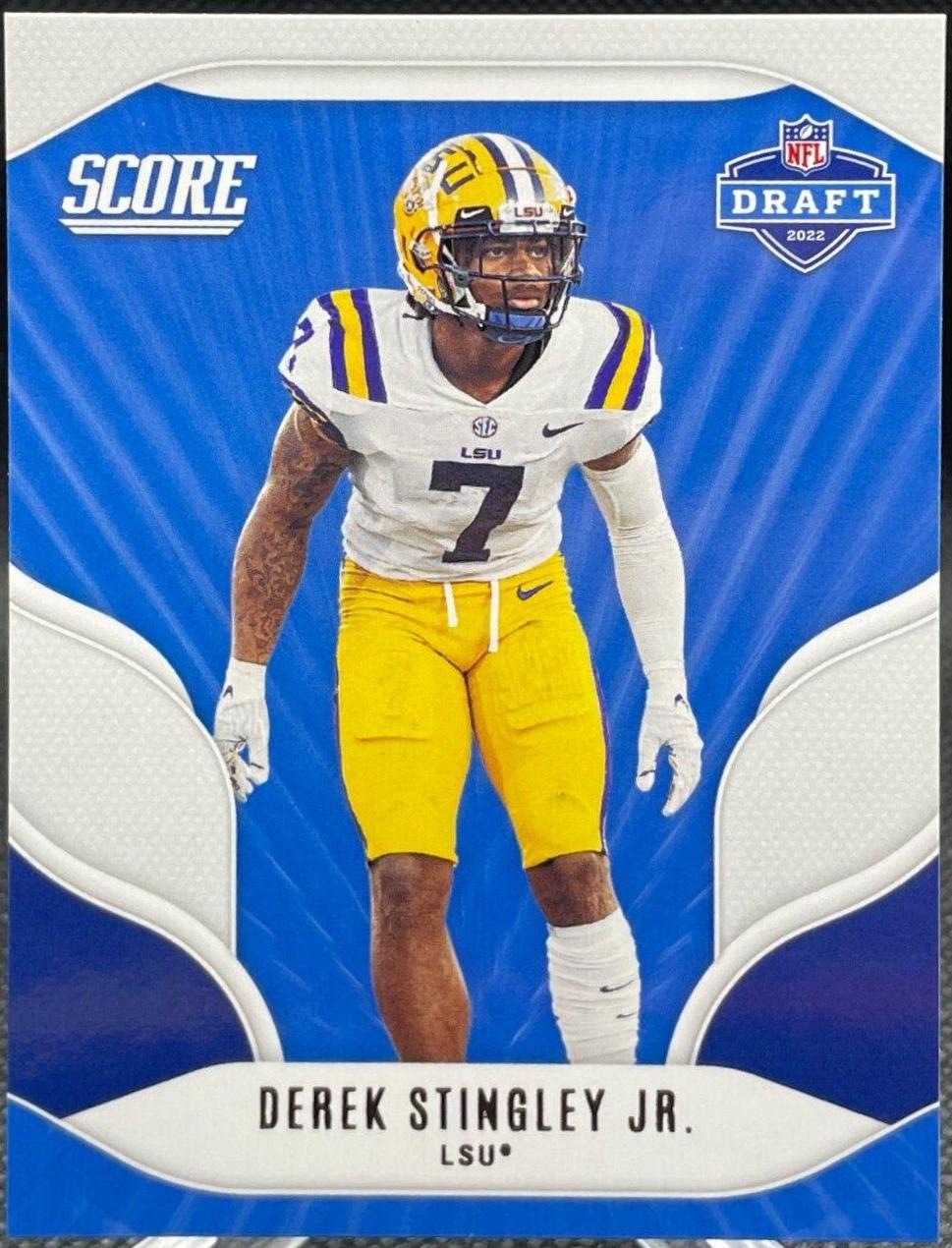 Derek Stingley Jr. #D14 Football Cards 2022 Panini Score NFL Draft