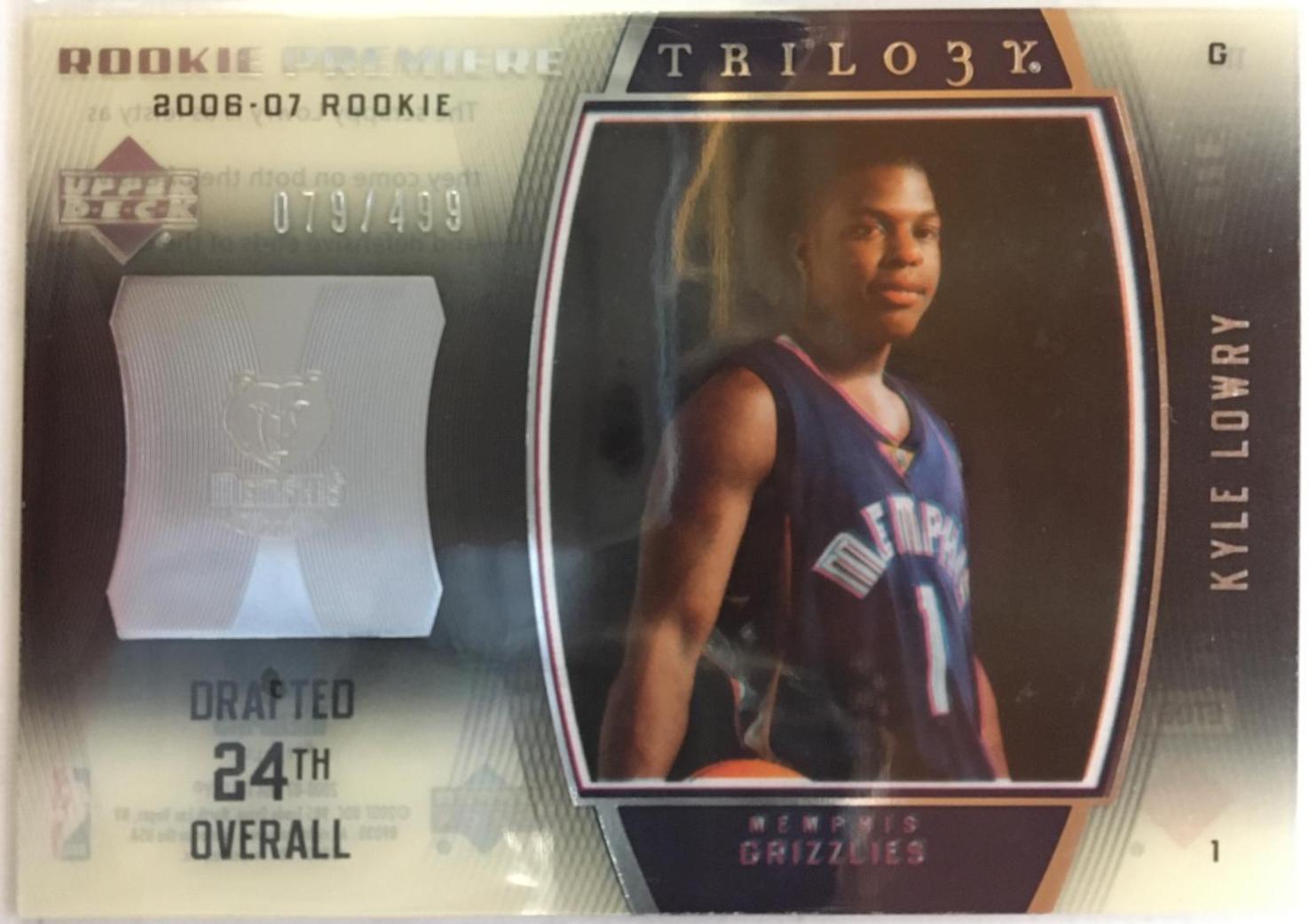 Kyle Lowry #110 Basketball Cards 2006 Upper Deck Trilogy