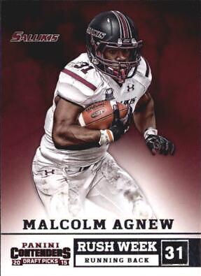 Malcolm Agnew #22 Football Cards 2015 Panini Contenders Draft Picks Rush Week