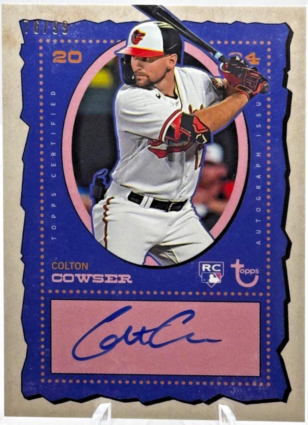 Colton Cowser #AC-CCO 2024 Topps Brooklyn Collection Baseball Autographs