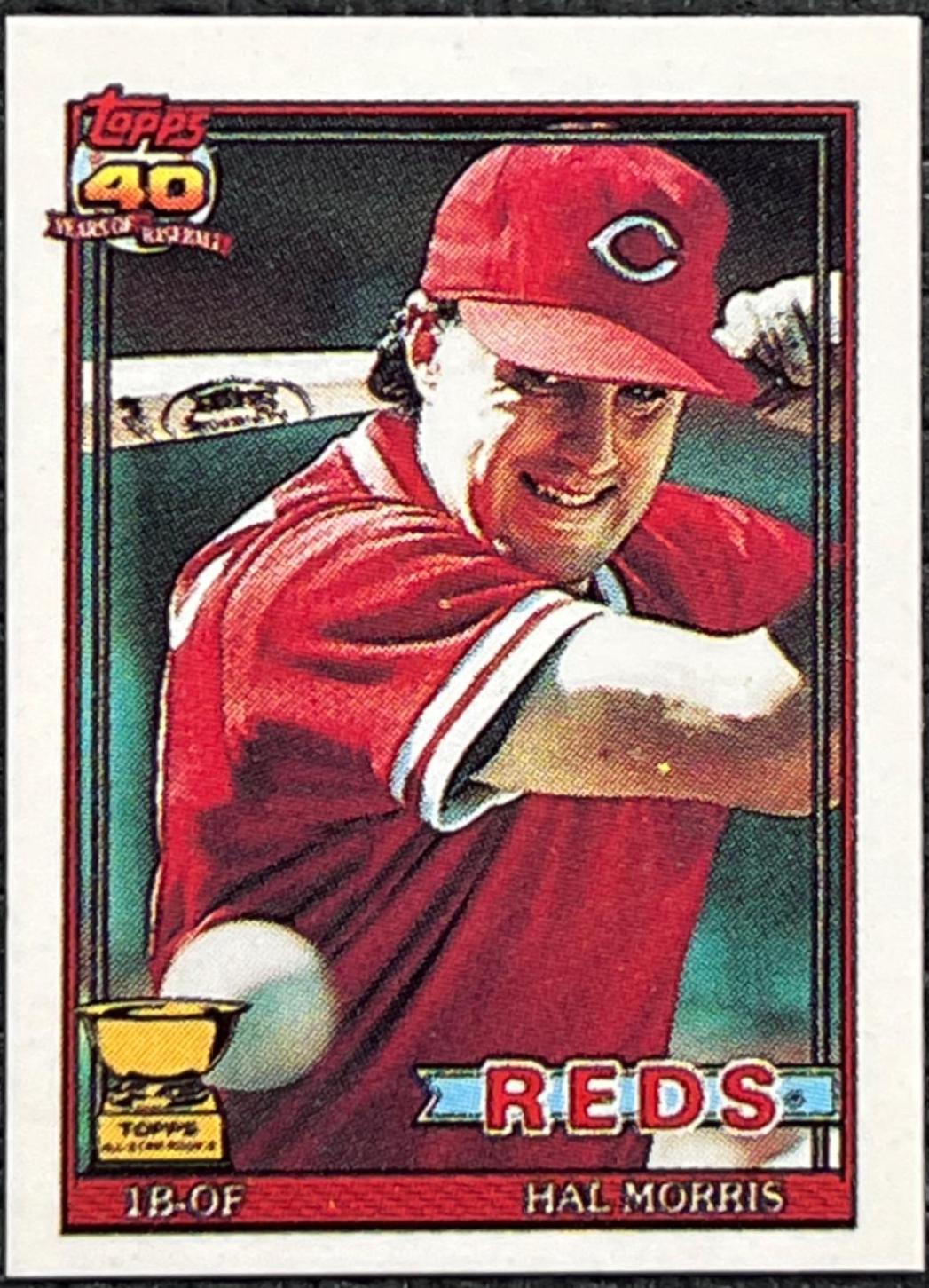 Hal Morris #642 Baseball Cards 1991 Topps Micro