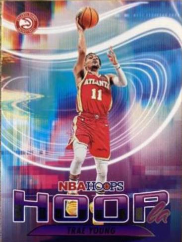 Trae Young #8 Basketball Cards 2023 Panini Hoops Hoopla