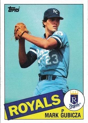 Mark Gubicza #127 Baseball Cards 1985 Topps