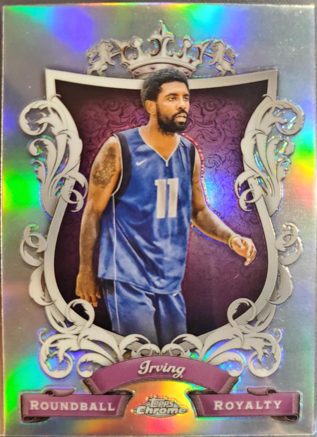 Kyrie Irving #RR-12 Basketball Cards 2023 Topps Chrome Roundball Royalty