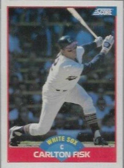 Carlton Fisk #449 Baseball Cards 1989 Score
