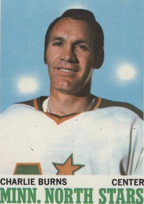Charlie Burns #44 Hockey Cards 1970 Topps