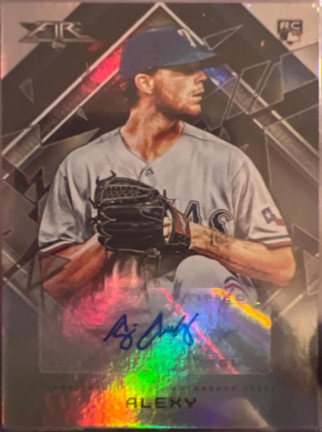 A. J. Alexy #FA-AAL Baseball Cards 2022 Topps Fire Autographs