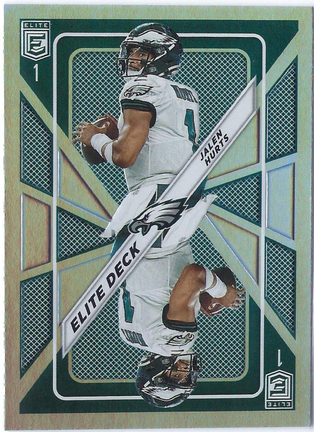 Jalen Hurts #ED-6 Football Cards 2023 Panini Donruss Elite Deck