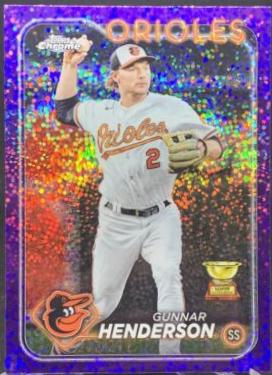 Gunnar Henderson [Purple Speckle Refractor] #36