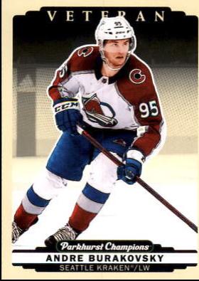 Andre Burakovsky #1 Hockey Cards 2022 Parkhurst Champions