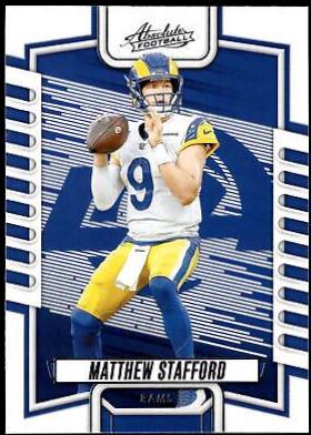 Matthew Stafford #19 Football Cards 2023 Panini Absolute
