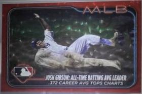 Josh Gibson [Red Crackle Foilboard] #US191