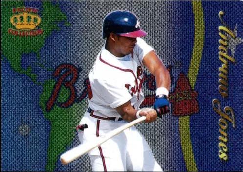 Andruw Jones #1 Baseball Cards 1998 Pacific Latinos of the Major Leagues