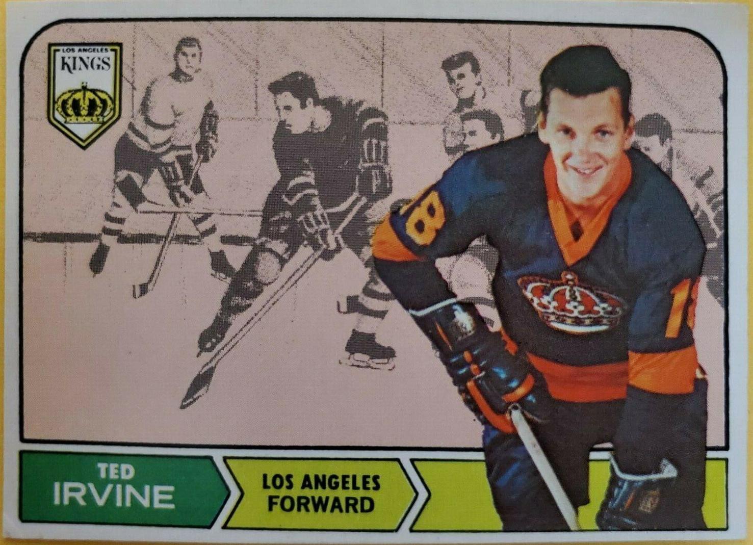 Ted Irvine #39 Hockey Cards 1968 O-Pee-Chee