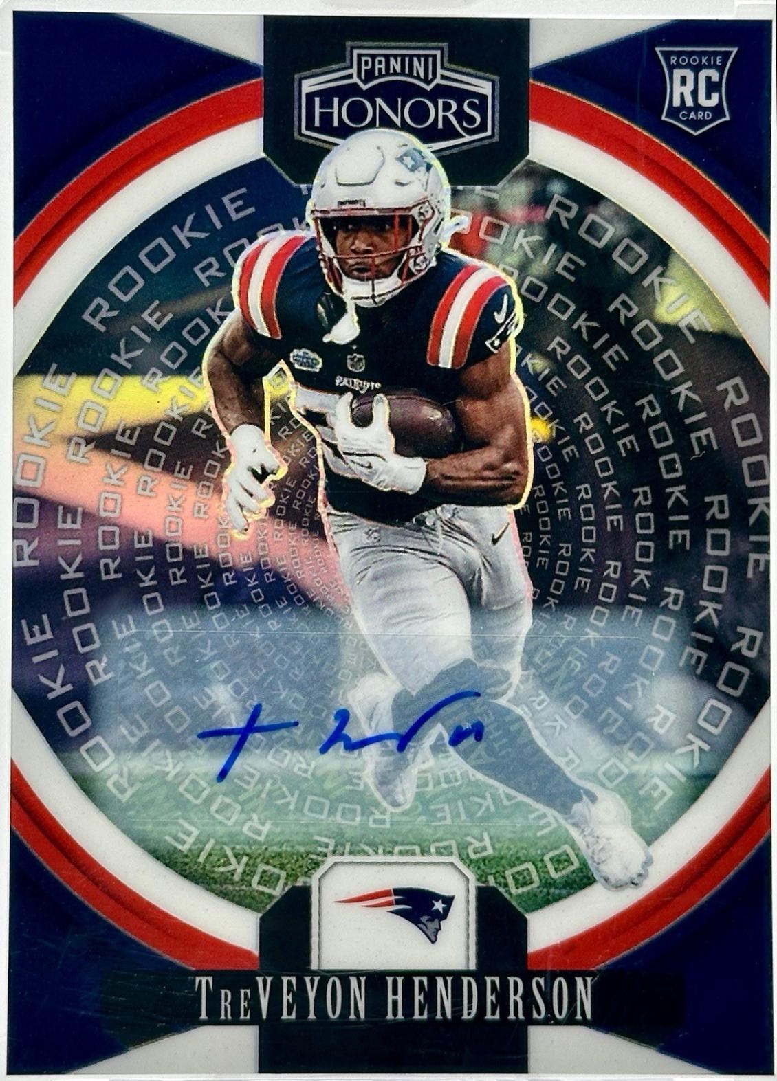 TreVeyon Henderson [Red Rookie Signature] #50