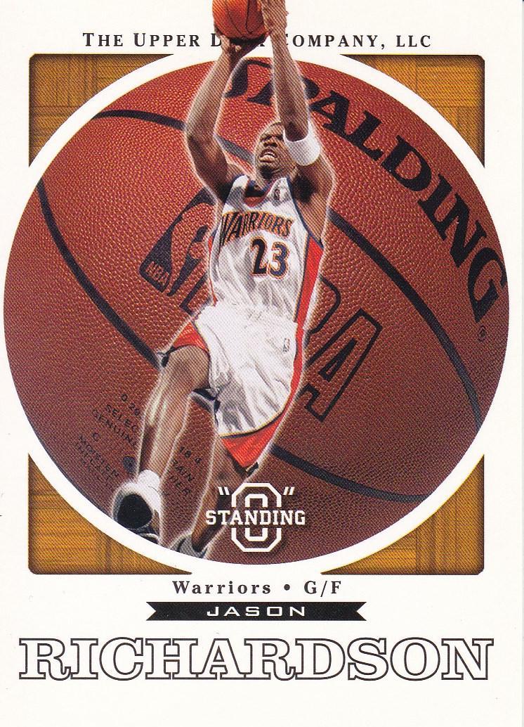 Jason Richardson #22 Basketball Cards 2003 Upper Deck Standing O