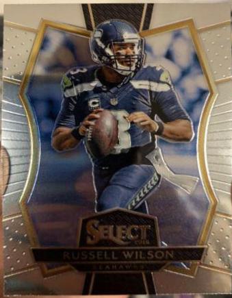 Russell Wilson #128 Football Cards 2016 Panini Select